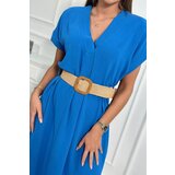 Kesi Włoski Dress with a decorative belt jeans | shoptok.hr