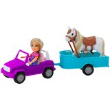 Lean Toys Komplet punčke, konja in terenskega vozila | Shoptok.si