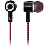 Sven E-108 Stereo In-ear slušalke Črno-Rdeče | Shoptok.si