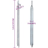  Klinovi za šator V-oblika 24 kom 29,5cm Ø 20 mm pocinčani čelik | Eponuda.com