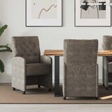  Blagovačke stolice s kotačima 2 pcs Tamno siva 58 x 67 x 97 cm | shoptok.hr