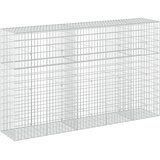  Gabion s žicom debljine 3,5 mm i mrežom 5x10 cm 250x50x150 cm | shoptok.hr