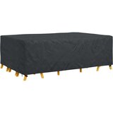 vidaXL Navlaka za vanjski namještaj Crna 300 x 200 x 90 cm 210D | shoptok.hr