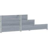  Povišena gredica s 3 razine siva 120 x 80 cm masivna borovina | Eponuda.com