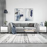 vidaXL Klubska mizica 2 kosa bela 50x46x50 cm inženirski les Cene