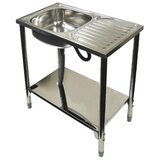 Master Korito za sudoper na stalku 78x43x17cm sa sifonom S304 POLISH FS-7843A | Eponuda.ba