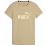 Puma ženska majica kratkih rukava ess+ metallic logo tee w cene