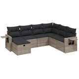  7-dijelni set vrtnih sofa sivi od poliratana | shoptok.hr
