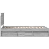  Konstrukcija postelje z vzglavjem Siva Sonoma 120 x 190 cm, (5000120970) | Shoptok.si
