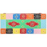  Konzolna stolica s ladicama s pohranom Šareni 80 x 35 x 76 cm | shoptok.hr