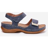 EVENTO Comfortable Women's Wedge Sandals Blue Sadevale | Shoptok.si