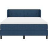 Box Spring postelja z vzmetnico Modra 160x200 cm Tkanina, (22051883) | Shoptok.si