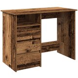 vidaXL Pisalna miza starinski les 102x50x75 cm inženirski les | Shoptok.si