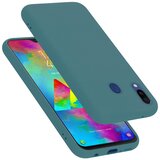 Cadorabo Ohišje, združljiv s Samsungom v tekoči zeleni barvi - zaščitni pokrov iz fleksibilnega silikona TPU, (20589378) Cene