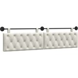  Držeće uzglavlje Zidne Krema 210 x 55 x 7 cm Baršun - Krema 200 cm bez LED | shoptok.hr