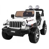  Licenciran avto na akumulator Jeep Wrangler Rubicon 4x4 - bel | Shoptok.si