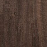 vidaXL Visoka omara rjavi hrast 68x35x106,5 inženirski les in kovina | Shoptok.si