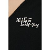 Miss Sixty Volnen pulover ženski, črna barva | Shoptok.si