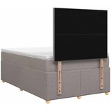  Boxspring krevet s madracem Sivosmeđa 120 x 190 cm Tkanina | shoptok.hr