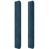  LED uzglavlje tamnoplavo 103x16x118/128 cm baršunasto | shoptok.hr