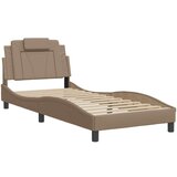  Okvir za krevet s uzglavljem cappuccino 90x200 cm umjetna koža | shoptok.hr