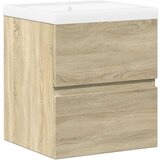 vidaXL 2-dijelni set kupaonskog namještaja boja hrasta sonome drveni | shoptok.hr