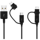 Samsung Originalni kabel USB z dvojnim prikljuckom Micro-USB in USB Type-C, Charge Sync - crn, (20618105) Cene