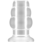 SONO No.49 Small Hollow Tunnel Butt Plug 3 Inch Transparent Cene