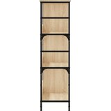 Polica za knjige boja hrasta 78,5x33x117,5 cm konstruirano drvo | shoptok.hr