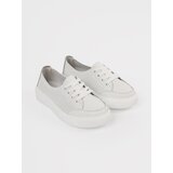Sergio Leone White openwork lace-up sneakers by | Shoptok.si