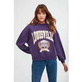 GRIMELANGE Sweatshirt - Purple - Oversize Cene