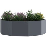  Cvetlično korito Antracit 120 x 120 x 35 cm Jeklo, (5000207705) | Shoptok.si