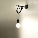  Sollux SL.0373 - Zidno svetlo EDISON 1xE27/60W/230V crno | Eponuda.com