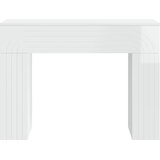  Kava Stol Bijela visokog sjaja 102 x 35 x 75 cm | shoptok.hr