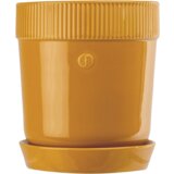 Sagaform Elise cvetlični lonec s podstavkom - majhen - Yellow Cene