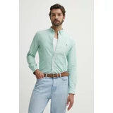 Polo Ralph Lauren Bombažna srajca moška, zelena barva