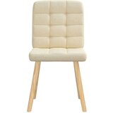  Jedilni stoli 6 kosov krem blago, (21822543) | Shoptok.si