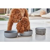 MiaCara Silikonski putni set posuda za pse ø 19 cm Bento Concrete/Slate – | shoptok.hr