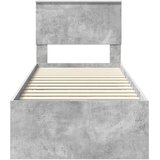  Okvir za krevet s ladicama Betonski sivi 75 x 190 cm - Beton siva 75 x 190 cm | shoptok.hr