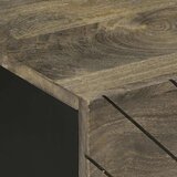  Stolić za kavu crni 100 x 54 x 40 cm od masivnog drva manga | shoptok.hr