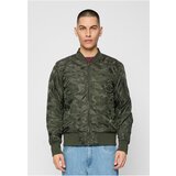 Urban Classics Tonal Camo Bomber Jacket Dark Olive Cene