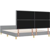  Krevetna konstrukcija Svjetlosiva 180 x 200 cm tkanina | shoptok.hr