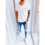 DStreet T-shirt męski z nadrukiem ecru | shoptok.hr