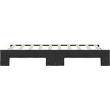  Dnevni krevet na razvlačenje crni 90 x 190 cm od tkanine | shoptok.hr