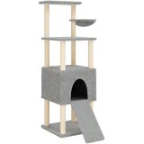 Penjalica za mačke sa stupovima za grebanje svjetlosiva 153 cm | shoptok.hr