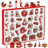  Set božićnih ukrasa od drveta - 30 komada | shoptok.hr