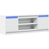 TV ormarić LED bijeli 139,5x34x50 cm od konstruiranog drva | shoptok.hr