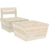Maison Chic Seti vrtnega pohištva - Vrtna garnitura 2-delna impregniran smrekov les, (21797138) | Shoptok.si