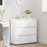 Ormarić za pohranu Visoki sjaj bijela 80 x 31 x 81 cm | shoptok.hr
