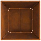 vidaXL Čelik otporan na vremenske uvjete/Smeđa 60 x 60 x 35 cm Stilsko | shoptok.hr
